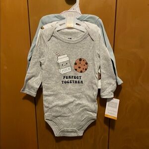 Hudson Baby Gray Bodysuit - Perfect Together Design